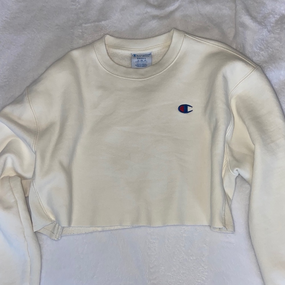 CROPPED CHAMPION HOODIE